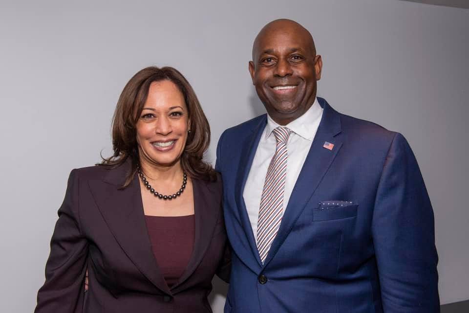 Forest Hayes with Kamala Harris
